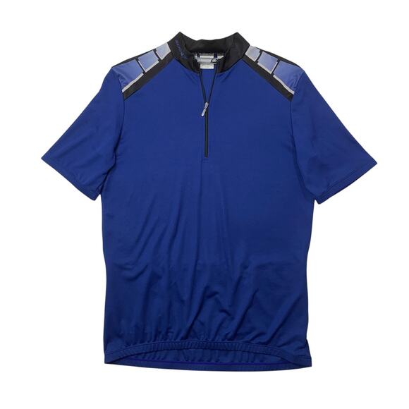 Vintage Sugoi Cycling Jersey Mens XL Extra Large Royal Blue Road Biking Half Zip - Picture 1 of 10
